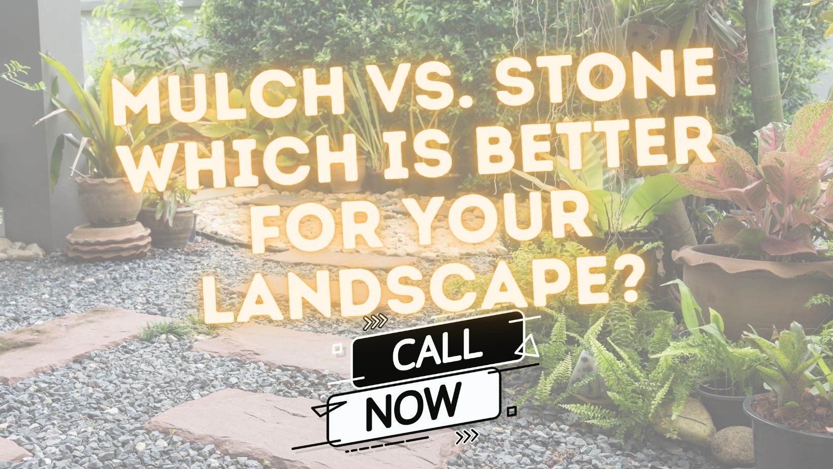 Mulch vs. Stone – Which Is Better for Your Landscape?